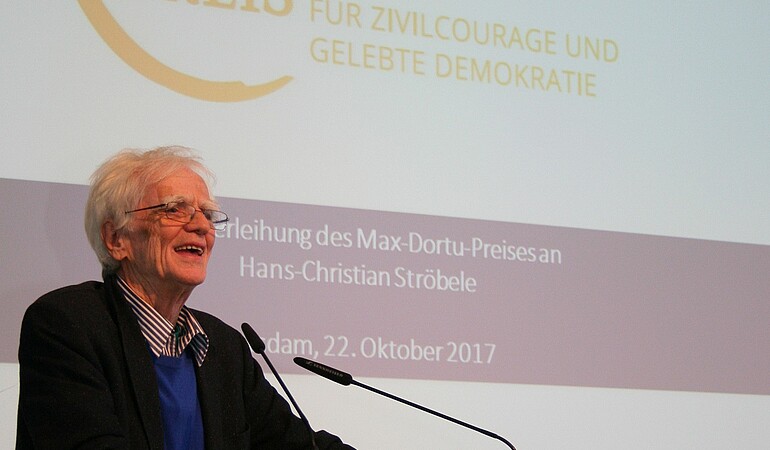 Bündnisgrüner Bundestagsabgeordneter Hans-Christian Ströbele