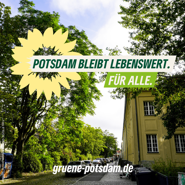 Für ein lebenswertes Potsdam: Unser neuer Flyer ist da!
