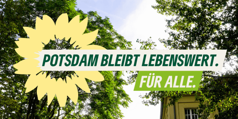 Für ein lebenswertes Potsdam: Unser neuer Flyer ist da!